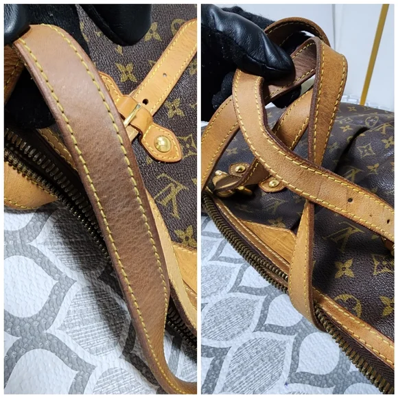 LOUIS VUITTON Monogram Palermo GM Shoulder Bag Brown/Beige - Picture 13 of 16